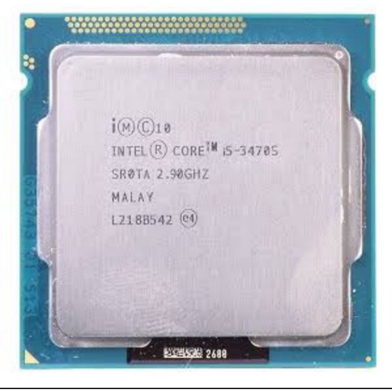 Intel CORE I5 3470S 1155 ซ็อกเก็ตหน่วยประมวลผล LGA CPU [มือสอง] หน่วยงาน 100%