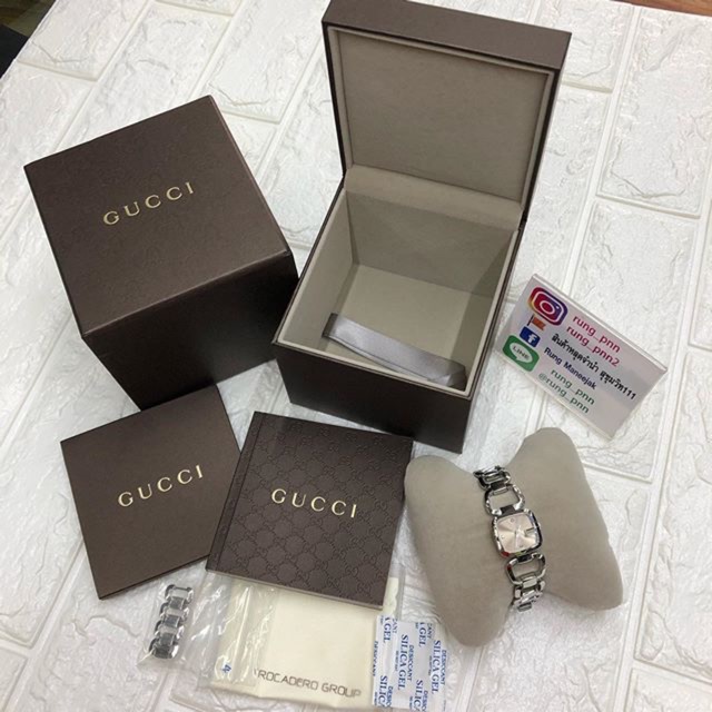 Gucci watch Lady เพชรแท้3เม็ด รุ่น YA125503