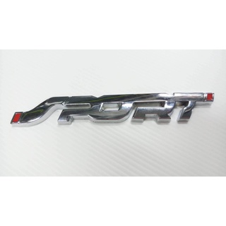 B.S.D โลโก้โลหะ SPORT สีชุป 13.5×2 cm
