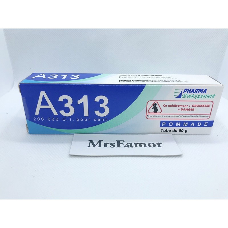 A313 Vitamin A Pommade วิตามินเอ เข้มข้น แก้ปัญหาริ้วรอย รูขุมขนกว้าง