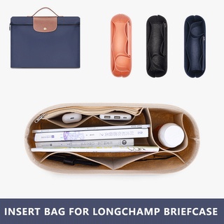 กระเป๋าผ้าสักหลาด สําหรับใส่คอมพิวเตอร์ Longchamp Le Pliage