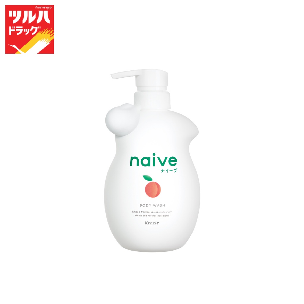 นาอีฟ บอดี้ วอช (พีช) 530 มล./Naive Body Wash (Peach) 530 ml.