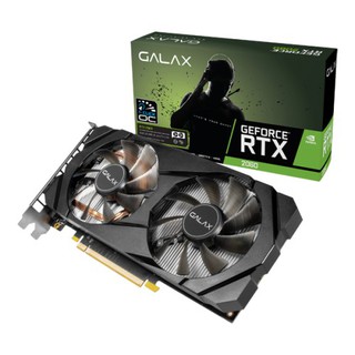 GALAX GeForce® RTX 2060 (1-Click OC) 6GB GDDR6 192-bit DP/HDMI/DVI-D # RTX 2060 12GB