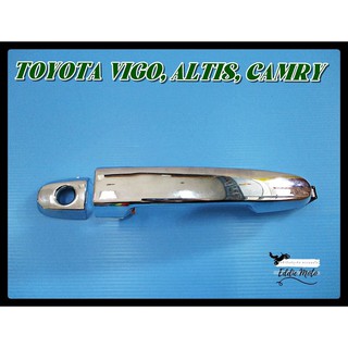 TOYOTA VIGO  ALTIS  CAMRY OUTER DOOR HANDLE OUTSIDE FRONT "CHROME"  // มือเปิดนอก ด้านหน้า โครเมี่ยม สินค้าคุณภาพดี