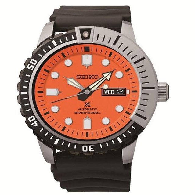 🔥ลดเพิ่ม 330 ใส่โค้ด INCZ8H3🔥 ﻿SEIKO Prospex X Diver's 200 m.  นาฬิกาข้อมือผู้ชาย Brown  Silicon Strap   รุ่น SRP589K1