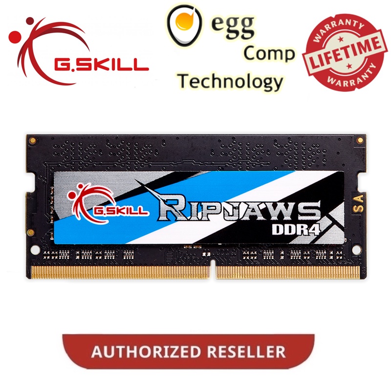 G.SKILL 8GB RIPJAWS DDR4 3200MHZ CL22 SODIMM LAPTOP RAM [F4-3200C22S-8GRS]