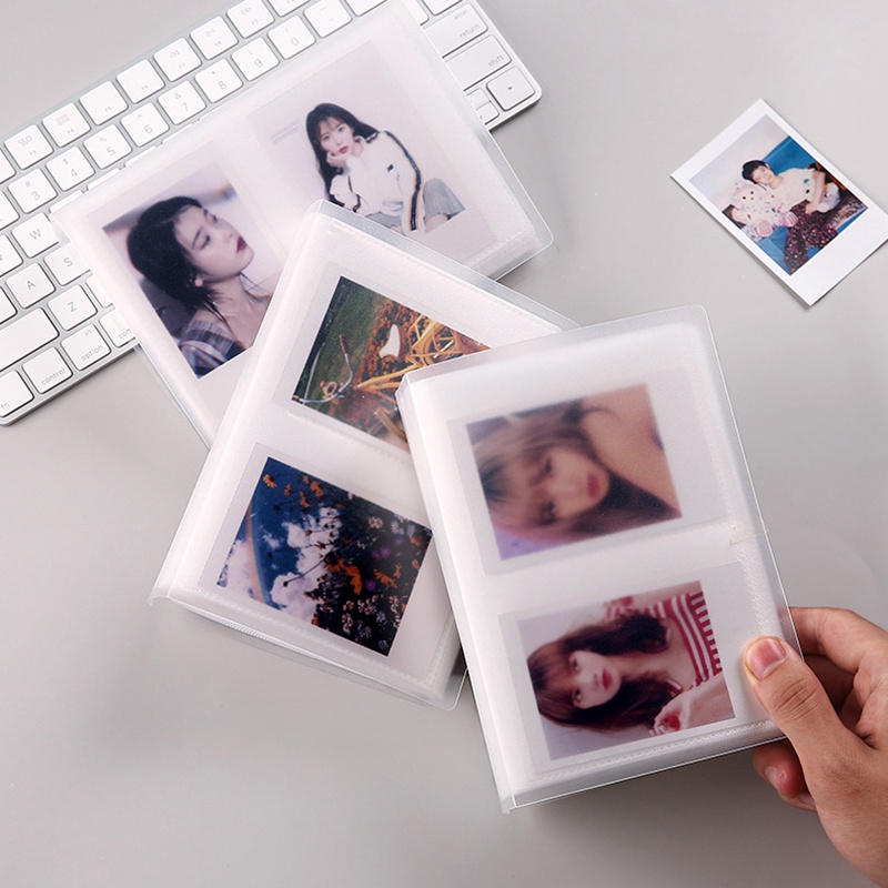 สมุดอัลบั้มรูปภาพ หนัง ตั๋วรถไฟ กึ่งโปร่งใส ขนาด 3 นิ้ว 4 นิ้ว