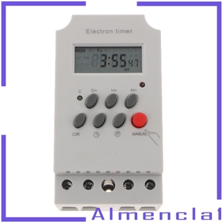 ( Almencla1✨พร้อมสต็อก✨) 12 V แผงสวิตช์รีเลย์ตั้งเวลาดิจิตอลหน้าจอ Lcd