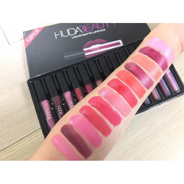 ลิป 💄 HUDA BEAUTY SET ลิปฮูดะ 12 สี 💄