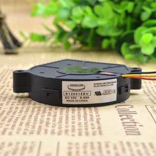 พร้อมส่ง EVERFLOW B126015Bu พัดลมเทอร์โบ CPU AMD 12V 0.40 A 3 สาย 6 ซม. สําหรับคอมพิวเตอร์