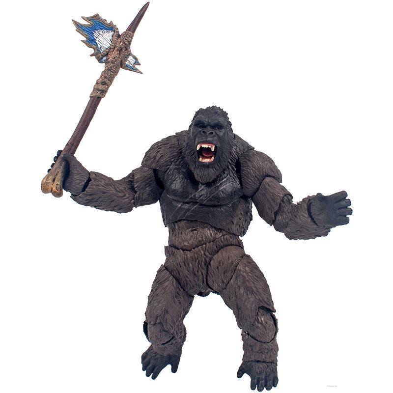 7.2" King Kong Skull Island Action Gorilla PVC Figure House Decor Collection Toy