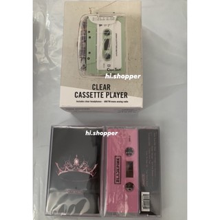 BUY 1 GET 1 BLACKPINK CASSETTE + CLEAR CASSETTE PLAYER