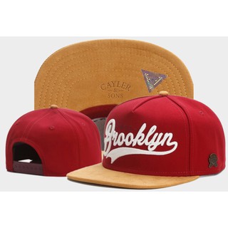 Hot Cool CAYLER &amp;amp;SONS snapbacks Hip Hop Cap ป๊อป Retro Unisex ผ้าฝ้าย หมวกหนังแท้ SnapBack Baseball Cap แบรนด์