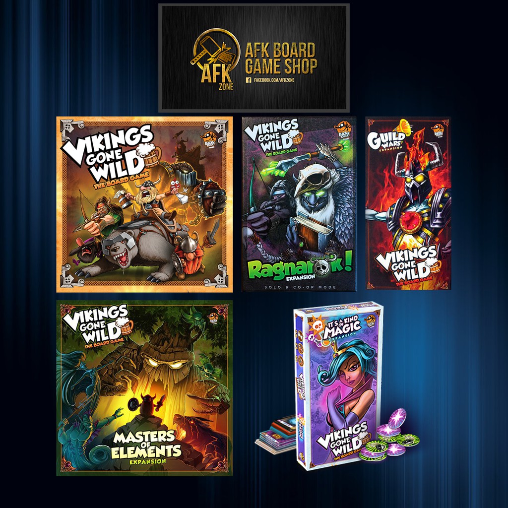 Vikings Gone Wild Bundle Set - Board Game