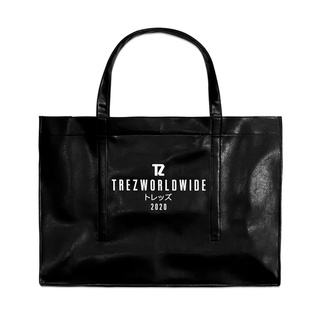 TZ LEATHER OVERSIZED TOTE BAG