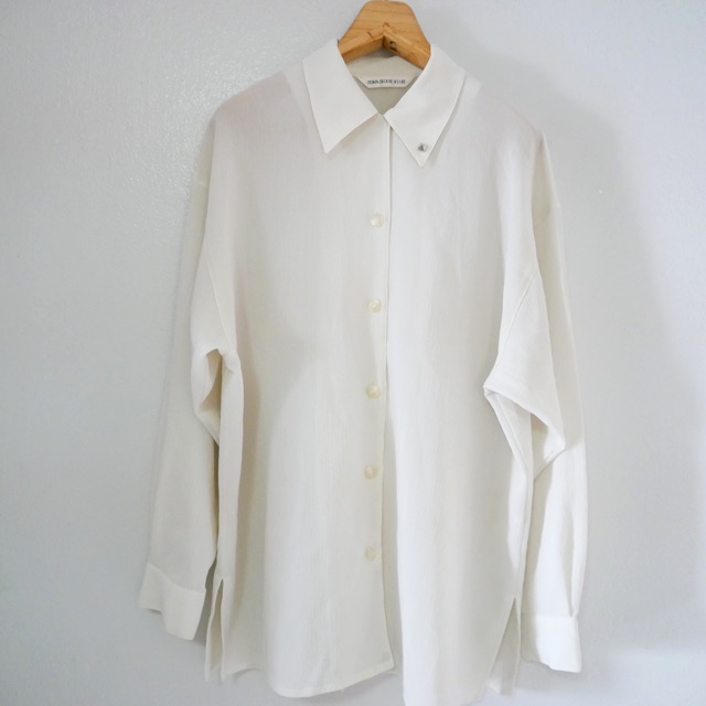 เสื้อเชิ้ตสีขาว ITOKIN BLOUSE SELURE มือสอง สภาพดี