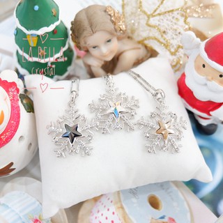 สินค้าใหม่ ‼️สร้อยพร้อมจี้ Snowflake ประดับคริสตัล SWAROVSKI