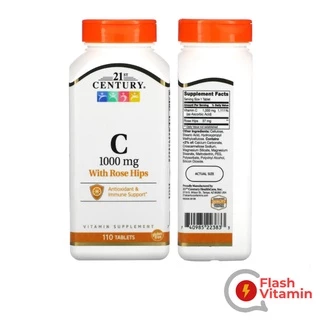 [ พร้อมส่ง] ขวดเล็ก / ใหญ่ 21st Century Vitamin C 500 / 1,000 mg - วิตามิน ซี เสริมภูมิต้านทาน