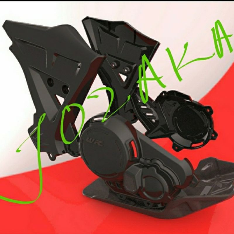 ฝาครอบ MESIN EGINE WR155 / ฝาครอบกรอบ YM WR155 / ฝาครอบ MUD WR155 / ฝาครอบเครื่องยนต์ WR155