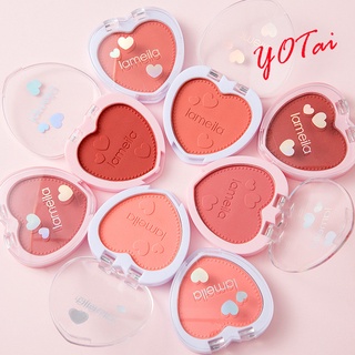 YOTAI ❤️LAMEILA❤️ บลัชออน บลัชออนโทนส้ม บรัชออนทาแก้ม ชมพูพีช ส้มพีช เนื้อดี สีสวย ติดทน