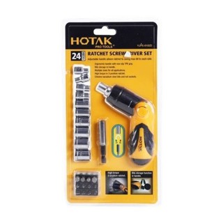 ชุดประแจบล็อกเล็ก ชุดขันสกรู 24 ชิ้น HOTAK Ratchet Screwdriver Set (24pcs) ส่งด่วนๆ