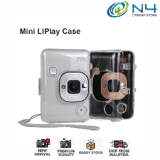 Fujifilm Instax Mini LiPlay เคสกล้อง ฟิล์มทันที กล้อง คริสตัลใส ป้องกัน เคส กระเป๋ารูป