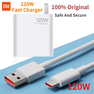 120W Xiaomi Charger  6A Type C Cable QC 4.0 EU/US/UK/AU Adapter 120W Fast Charge for Xiaomi Mi 12 Pro 11t Pro Mix 4 1200