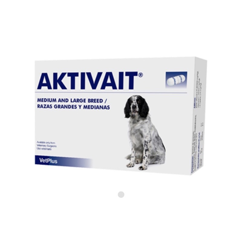 Aktivait Medium and large Breed 30 เม็ด