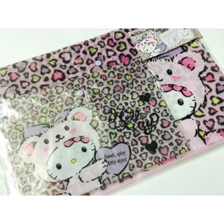 แฟ้มซองกระดุม Hello Kitty Leopard (Set 2ชิ้น)