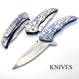 มีดพับ SR KNIVES รุ่น SR315 ด้ามโลหะ มีสามสี