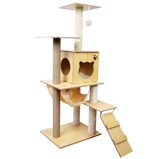 **ส่งเร็ว 1-2วัน**Cat Tower คอนโดแมว ที่ลับเล็บแมว ที่นอนแมว บ้านแมว ของเล่นสัตว์เลี้ยงCAT CLIMBING FRAME