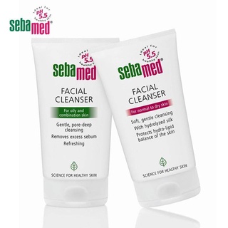 ซีบาเมด เฟเชียล คลีนเซอร์ ล้างหน้า ผิวแห้ง/ผิวมัน SEBAMED FACIAL CLEANSER FOR NORMAL TO DRY SKIN /Oily pH 5.5 (150ml.)