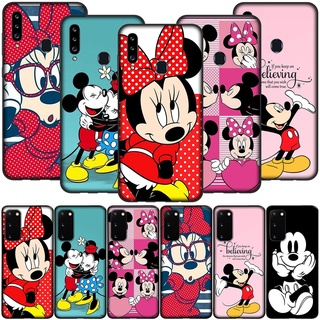 SAMSUNG MINNIE เคสโทรศัพท์มือถือลายการ์ตูนมิกกี้เมาส์สําหรับ Samsung Galaxy A 51 A 71 A 11 A 70 A 8 A 7 A 6 Plus 2018