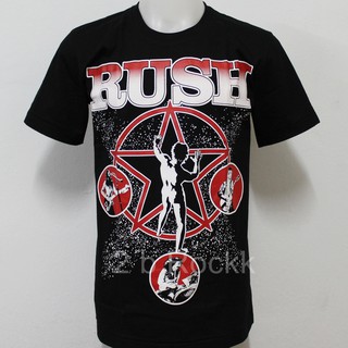 เสื้อยืดสีขาวเสื้อวง Rush เสื้อยืด เสื้อ รัช S274 ไซส์ยุโรปS-4XL