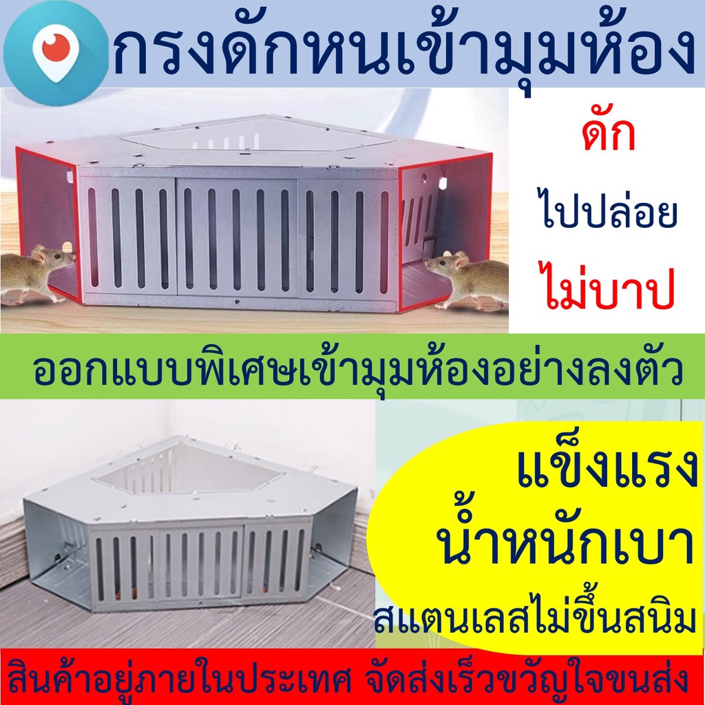 #กรงดักหนู
#ที่ดักหนู
#เข้ามุมห้อง
#ดักหนูได้จริง
#จัดส่งเร็ว