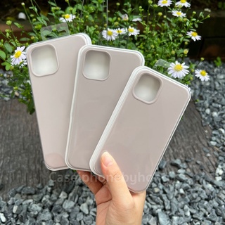 🔥เคสกำมะหยี่มีโลโก้ สีเทาม่วง ใช้สำหรับเคสมือถือ i13 mini Pro Promax,7 8 plus,SE2,X XR XSmax,11 Pro Max,12 mini Pro Max🔥