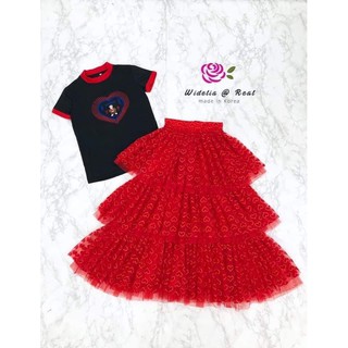 ป้ายWidelia@real size M มือ2 แถมเสื้อขาวไม่ปักมือ2 S