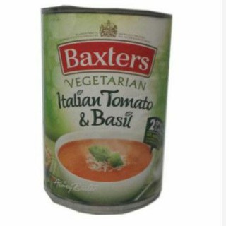 🔥ยอดนิยม!! Baxters Italian Tomato Basil Soup ซุป แบ็กซเตอร์ 400 กรัม คุณภาพระดับพรีเมี่ยม