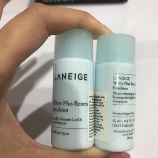 Laneige 15 ml white plus renew emulsionใหม่ แท้ 100%