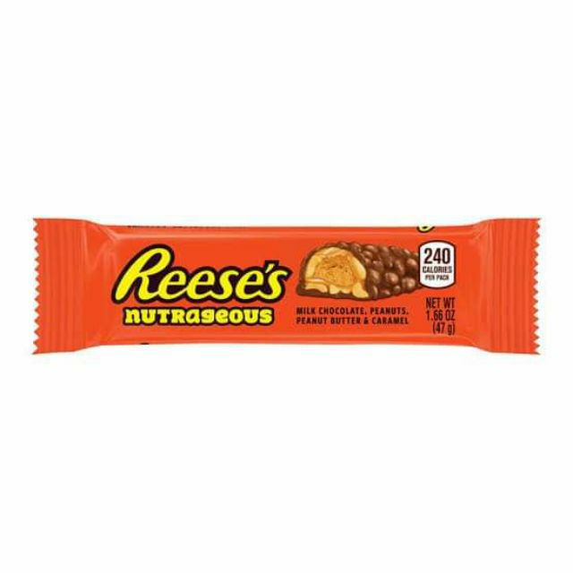 Reese's Nutty bar ช็อกโกแลตเนยถั่วแบบแท่ง 🍫🍫 จาก อเมริกา🇺🇸