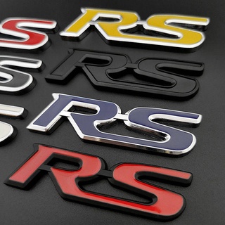 Car Modified Car Stickers RS Car Logo Auto Logos 3D 3D Special Decoration Metal Sticker Tail Tag Side Seam Label Scratch Stickers Fw9Q