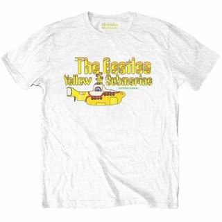 เสื้อยืด พิมพ์ลาย The Beatles Yellow Submarine สีขาว สําหรับผู้ชาย และผู้หญิง