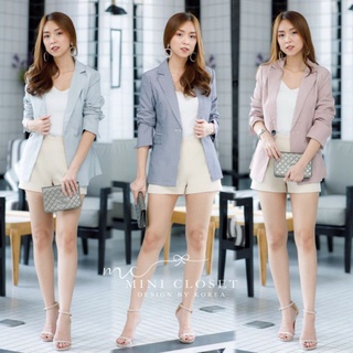 Minicloset Lady Blazer👩🏻‍🏫ทรงสวยมาก ขายดีสุดกับเสื้อBlazerคุณภาพเกาหลี