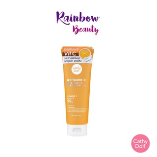 CATHY DOLL WHITAMIN C BRIGHTENING CLEANSING GEL 120 ml. เจลล้างหน้า Vit C เจลล้างหน้า วิตามินซี คลีนซิ่งเจล