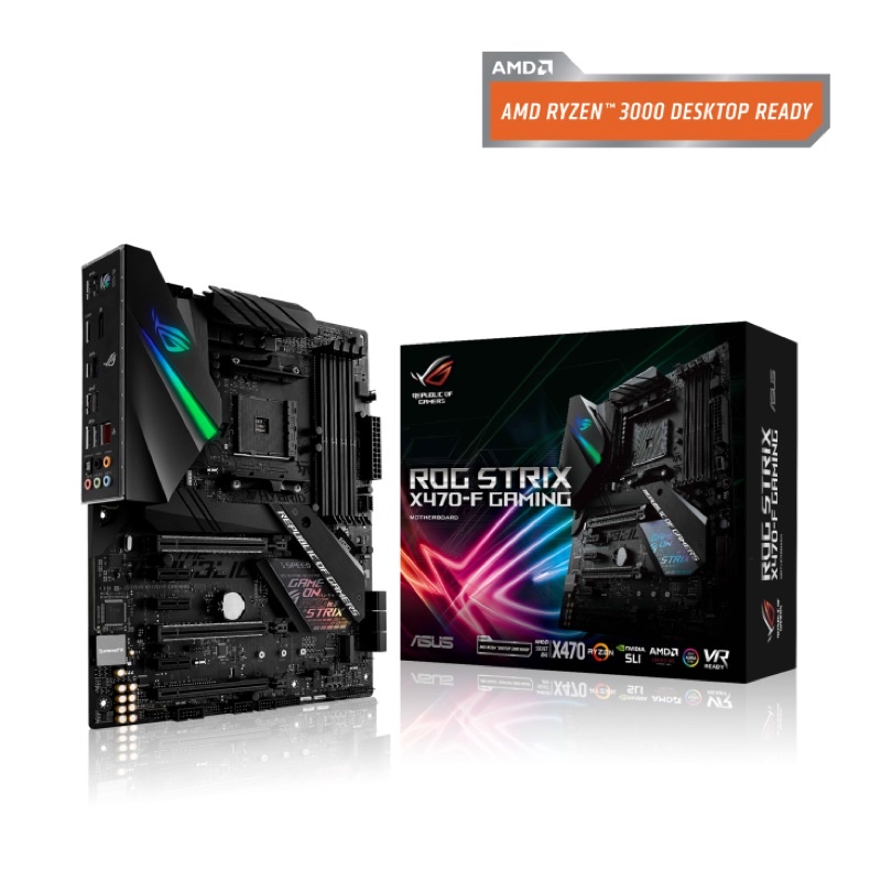 MAINBOARD (เมนบอร์ด) AM4 ASUS ROG STRIX X470-F GAMING RGB พร้อมส่ง