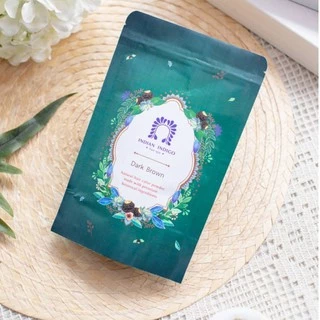 (🤎สีน้ำตาลเข้ม🤎) dark brown ผงพืชย้อมผม สีผมสวยธรรมชาติ อ่อนโยน ปลอดภัย