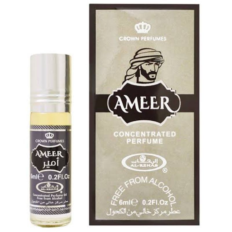 น้ำหอม​อาหรับ​ Ameer by Al Rehab เป็นน้ำหอมผู้ชายตะวันออก Oudh และกลิ่นหอมสดชื่น