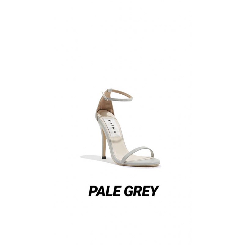 olivia heels in pale grey