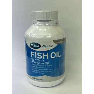 Fish oil ฟิชออยซ์ เมกา วีแคร์100แคป