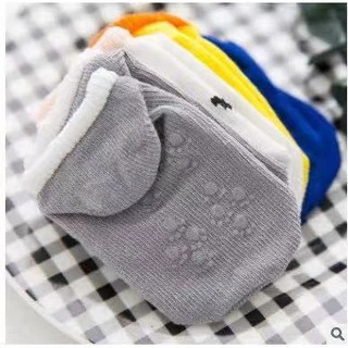 Babyonline(Y054)J1 (ส่งด่วน1วัน)ถุงเท้าเด็กแรกเกิดลายการ์ตูนมีกันลื่น ผ้าฝ้าย ใส่สบาย